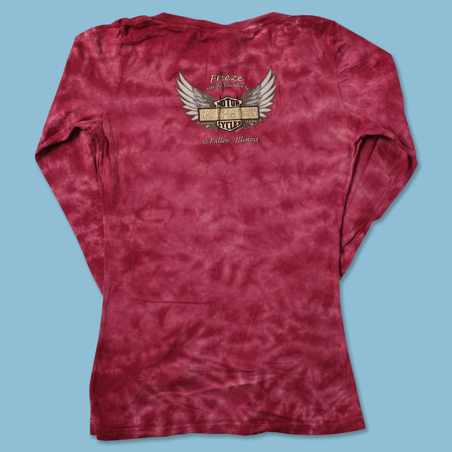 Women's Y2K Harley Davidson Longsleeve Medium - Double Double Vintage