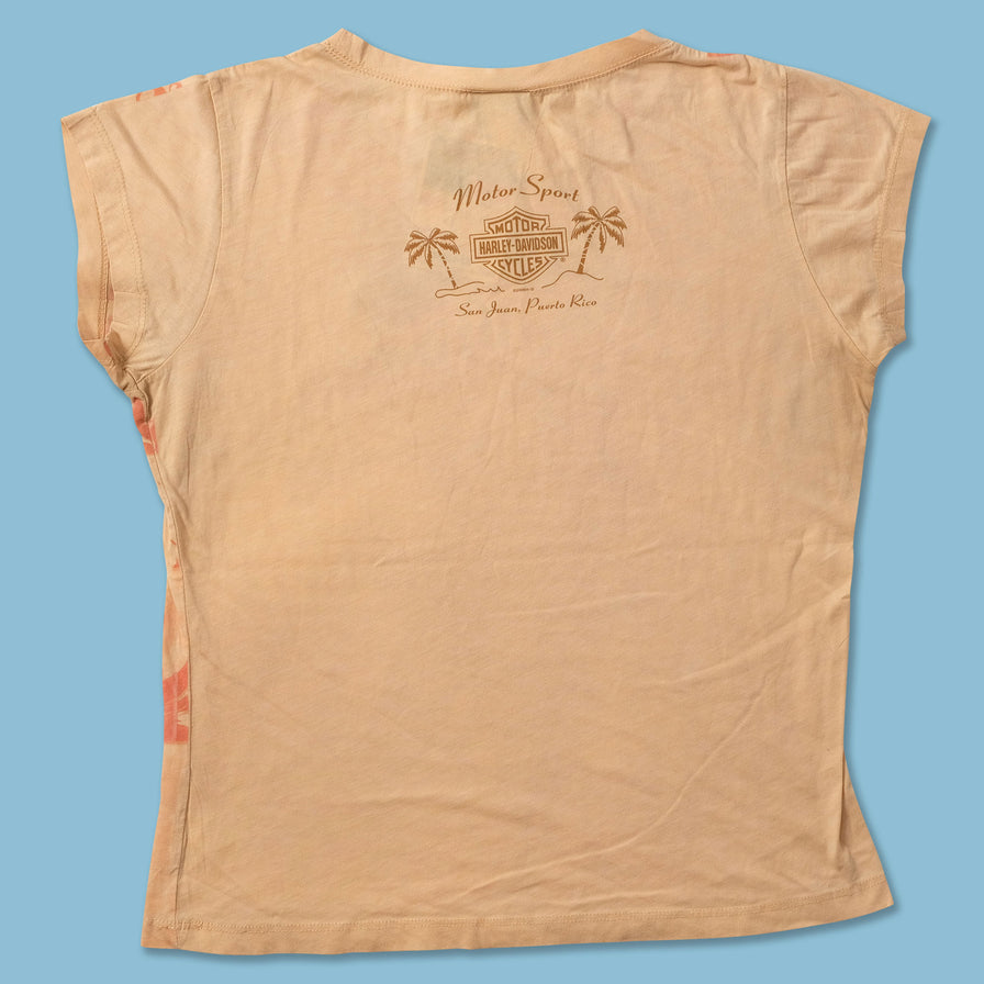 Women's Y2K Harley Davidson Top Large - Double Double Vintage