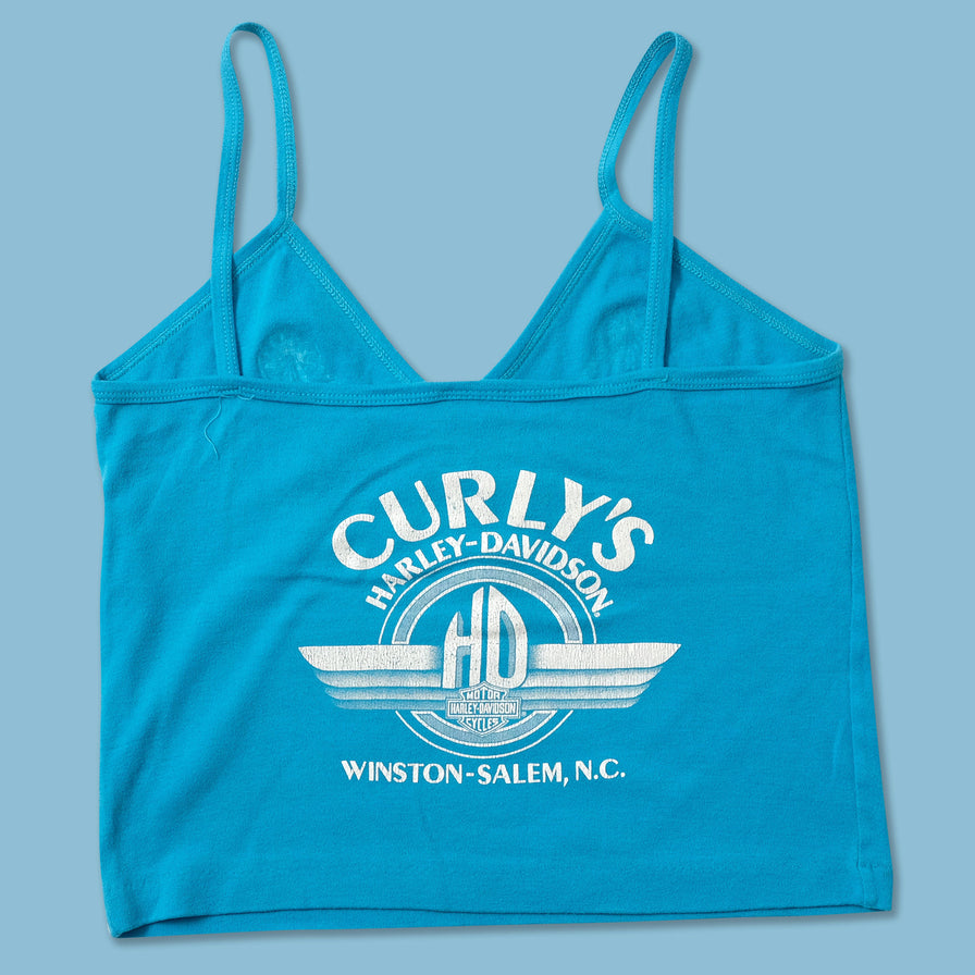 Women's Y2K Harley Davidson Top Medium - Double Double Vintage