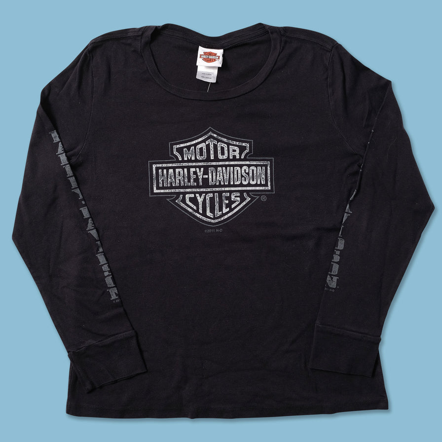 Women's Y2K Harley Davidson Longsleeve XLarge - Double Double Vintage