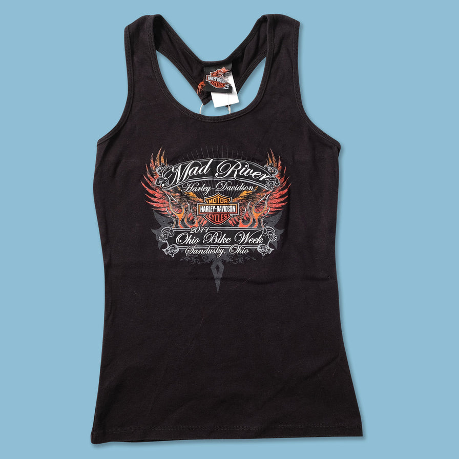 Women's Y2K Harley Davidson Top Small - Double Double Vintage