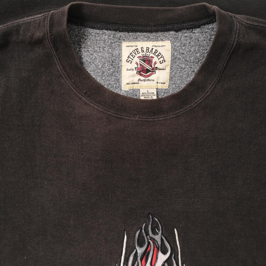 Vintage Sinister Cycles Sweater Large 