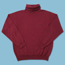 Vintage Fred Perry Turtleneck Sweater Medium 