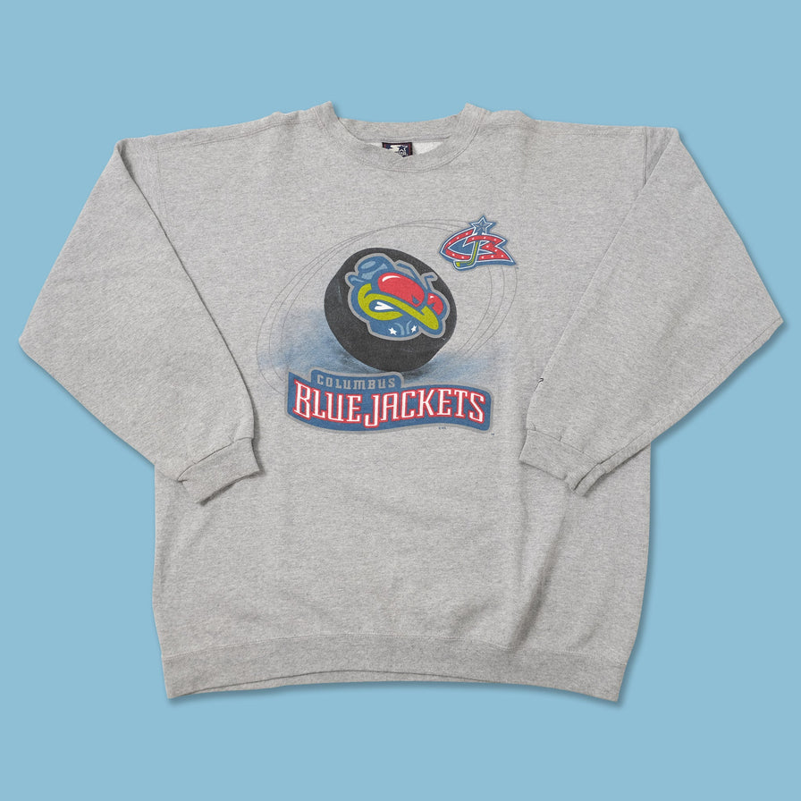 Vintage Columbus Blue Jackets Sweater Large 