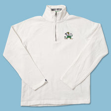 Vintage Notre Dame Q-Zip Sweater Medium 