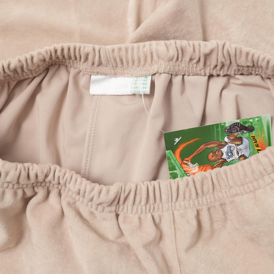 Vintage Diadora Velour Track Pants Medium 