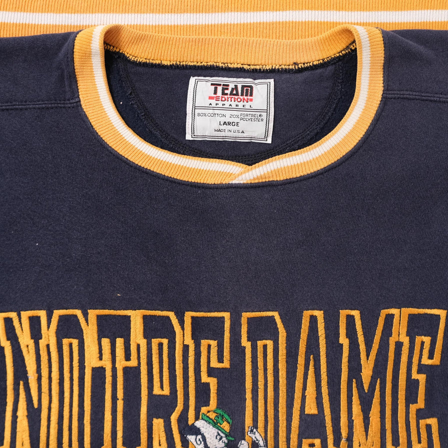 Vintage Notre Dame Sweater Large 