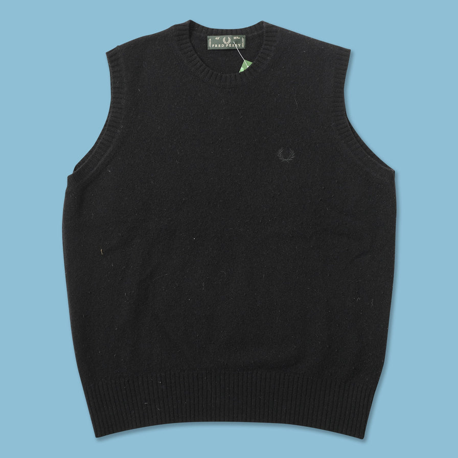 Vintage Fred Perry Knit Vest Medium 