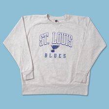 Vintage St. Louis Blues Sweater XLarge 