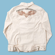 Vintage Women's Harley Davidson Biker Jacket Medium 