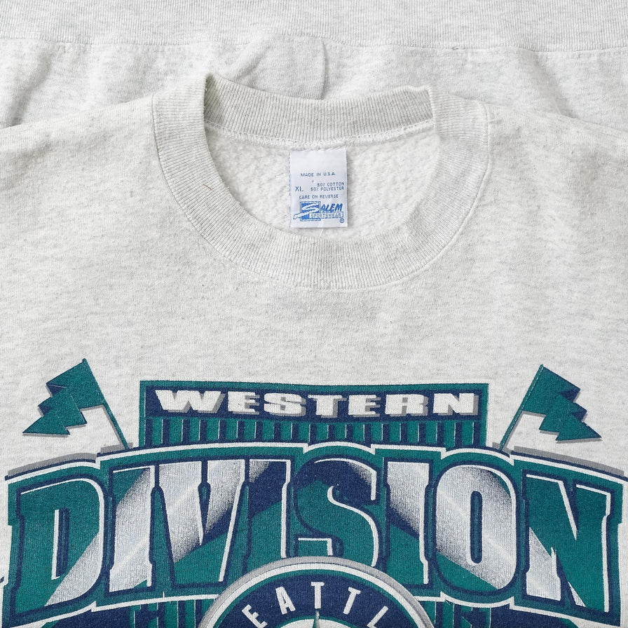 1995 Salem Seattle Mariners Sweater XLarge 