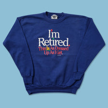 Vintage Lee Retirement Sweater Small 
