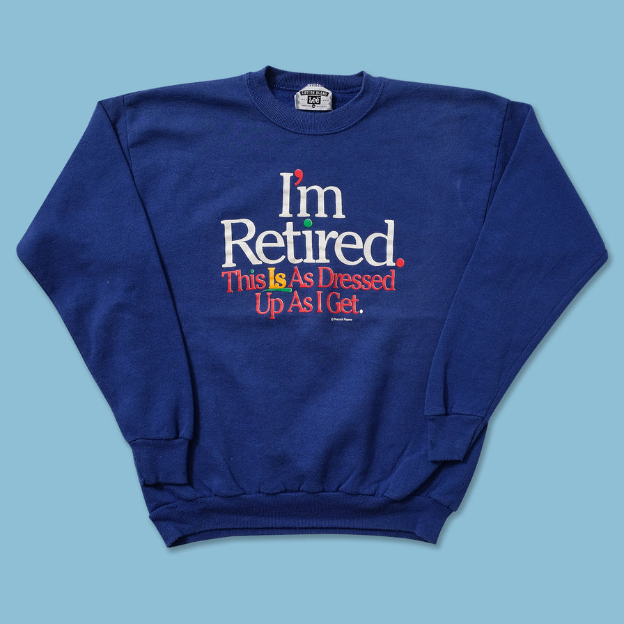Vintage Lee Retirement Sweater Small 