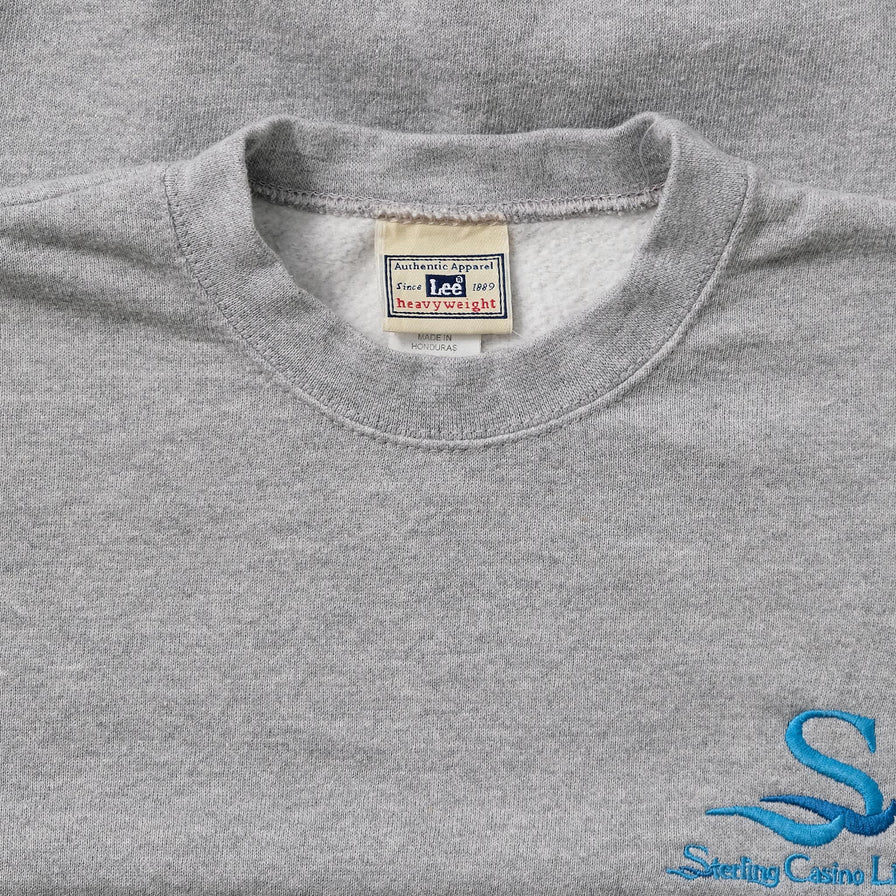 Vintage Lee Sterling Casino Lines Sweater Small 