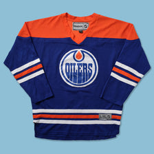 Vintage Reebok Edmonton Oilers Jersey XLarge 