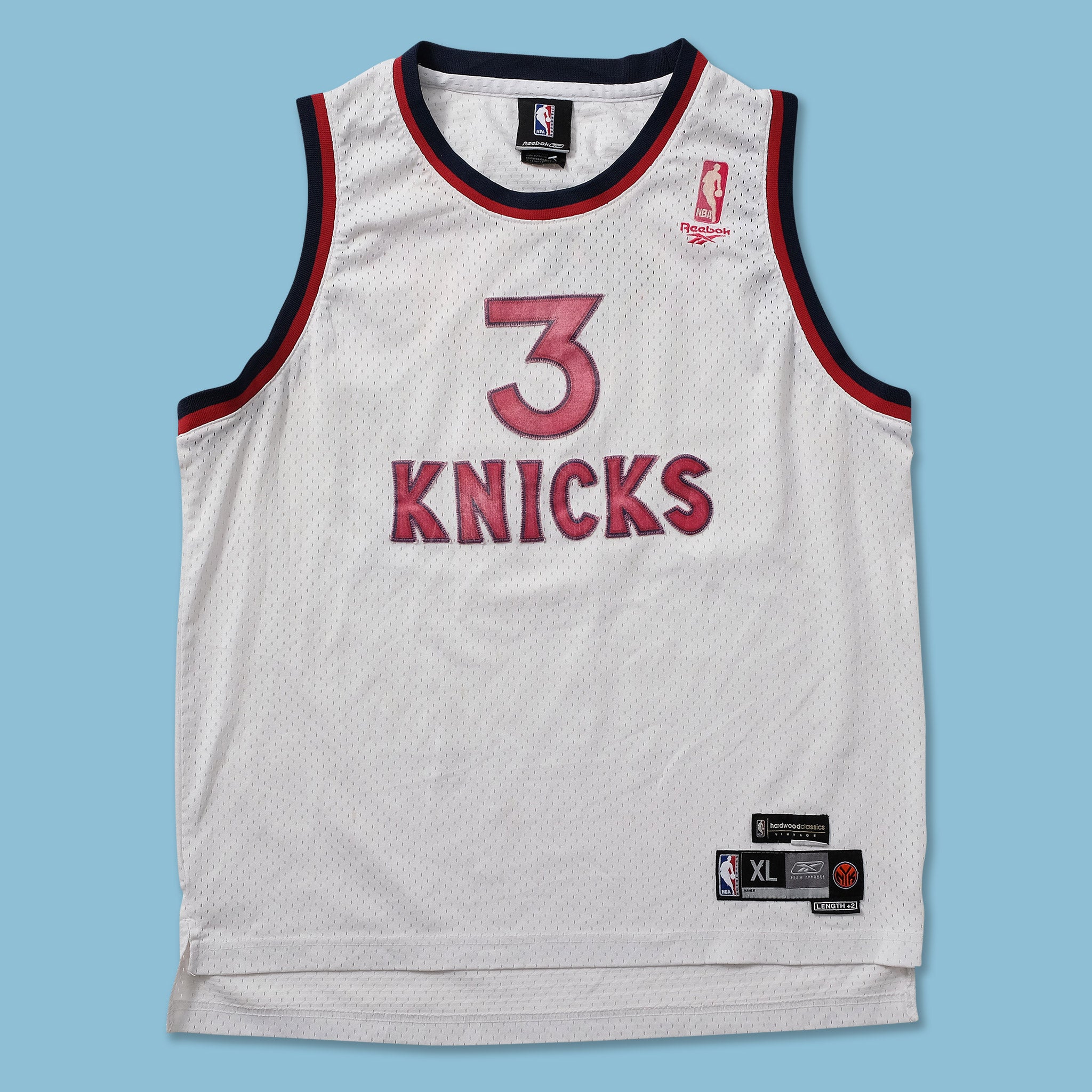Vintage 90s New York Knicks Russell Reversible Jersey Size 