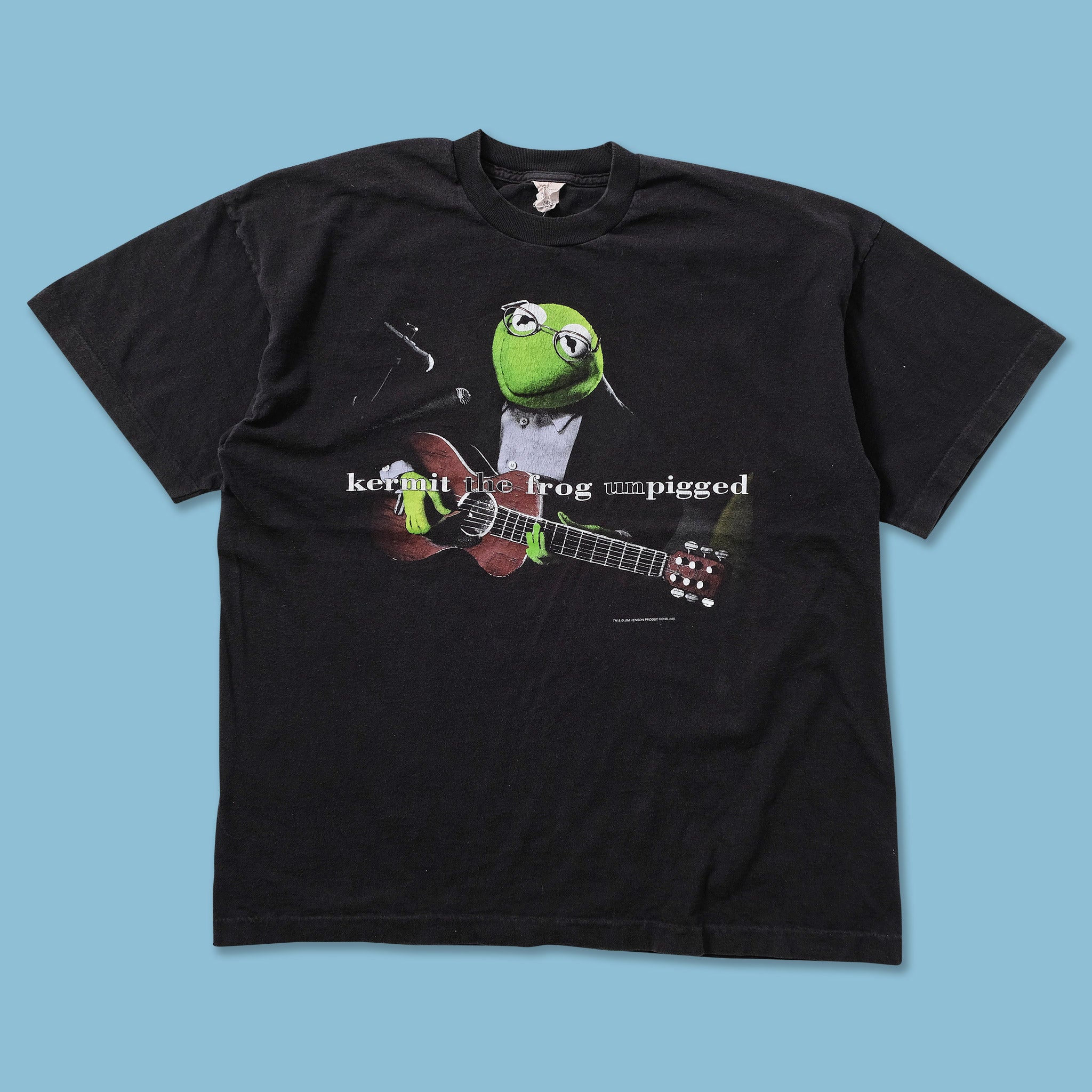 Vintage Kermit The Frog Unpigged T-Shirt Large | Double Double Vintage