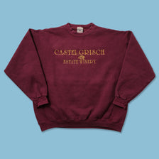 Vintage Castel Grisch Estate Winery Sweater XLarge 