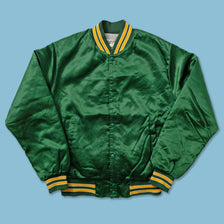 Vintage Chalkline Satin Bomber Jacket Medium 