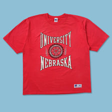 Vintage Russell Athletic University of Nebraska T-Shirt XXL - Double Double Vintage