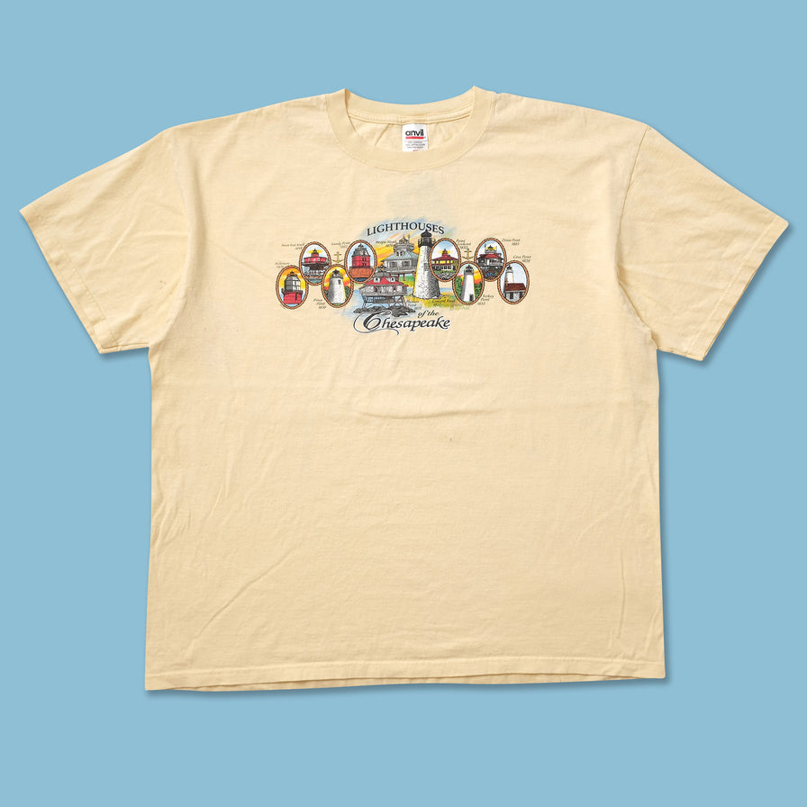 Vintage Lighthouses T-Shirt XXL - Double Double Vintage