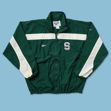 Vintage Reebok Michigan State Track Jacket Large - Double Double Vintage