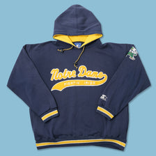 Vintage Notre Dame Fighting Irish Hoodie Large 
