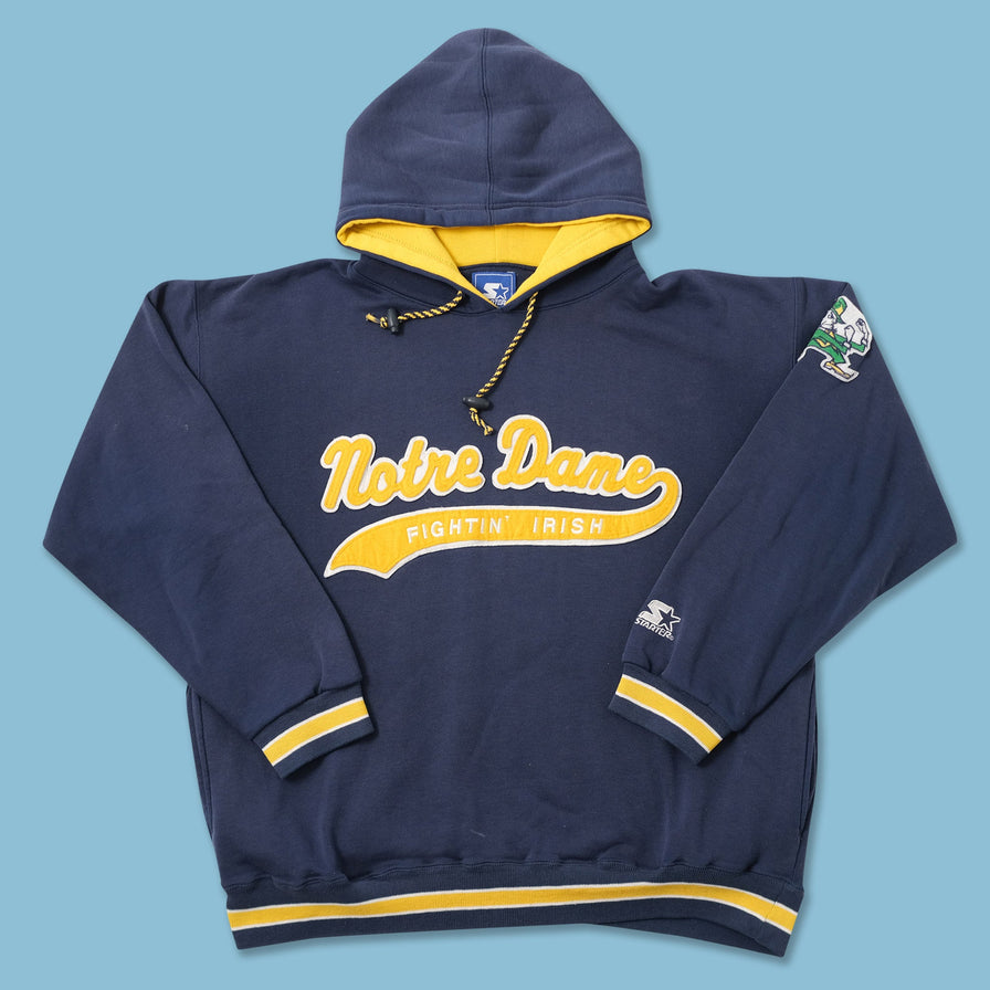 Vintage Notre Dame Fighting Irish Hoodie Large 