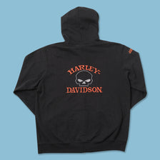 Harley Davidson Hooded Sweater Jacket Medium 