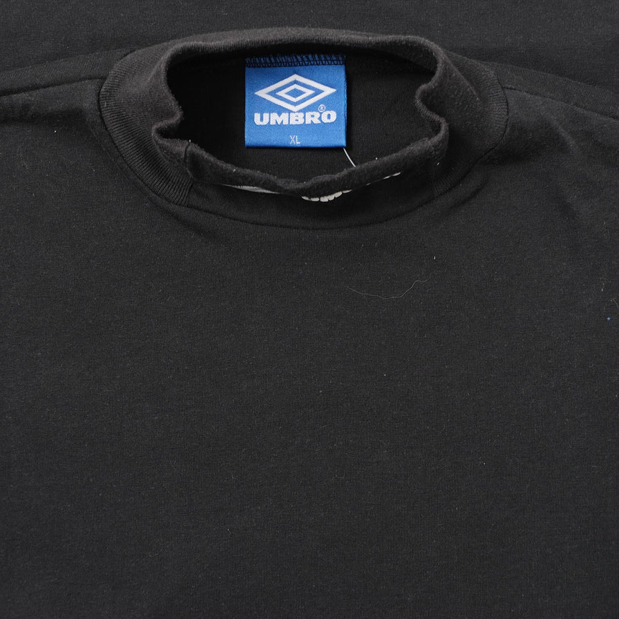 Vintage Umbro Mock Neck T-Shirt XLarge 