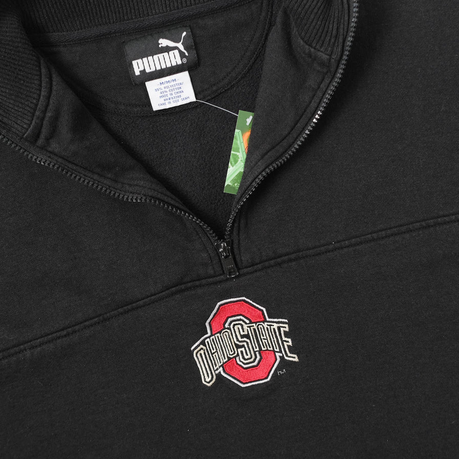 Vintage Ohio State Q-Zip Sweater Medium 