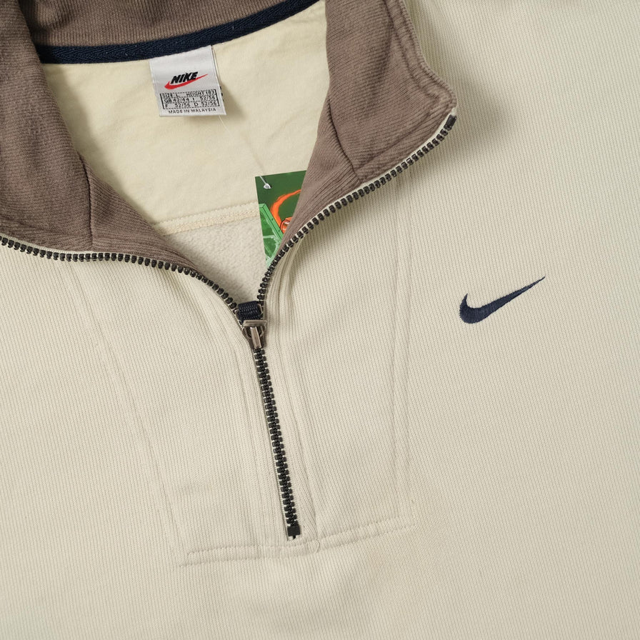 Vintage Nike Half Zip Sweater Large 