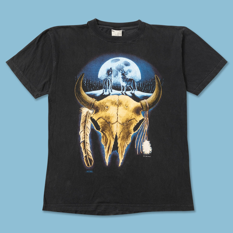 Vintage Wolves T-Shirt Medium 