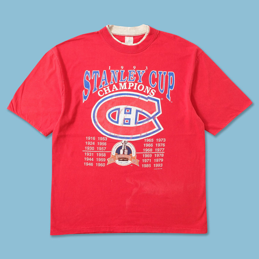 1993 Montreal Canadiens T-Shirt Large 