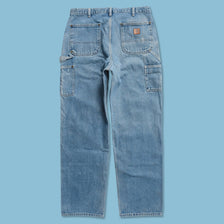 Vintage Carhartt Double Knee Denim Work Pants 36x34 