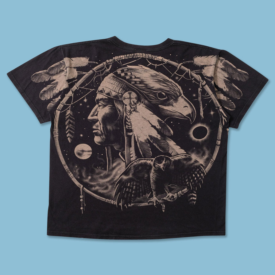 Vintage Liquid Blue Native T-Shirt XLarge 