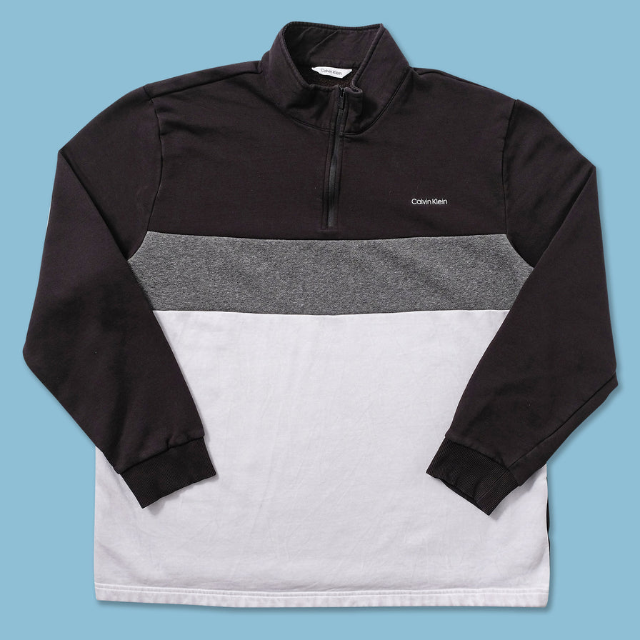 Calvin Klein Q-Zip Sweater Large 