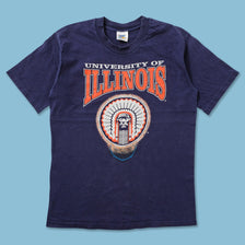 Vintage University Of Illinois T-Shirt Medium 