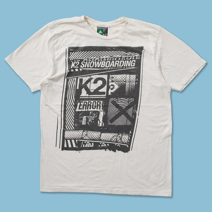 Y2K K2 Snowboarding T-Shirt Small 