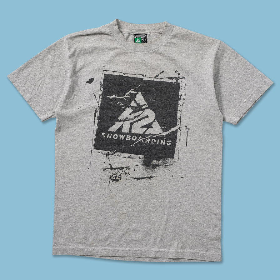 Y2K K2 Snowboarding T-Shirt Small 