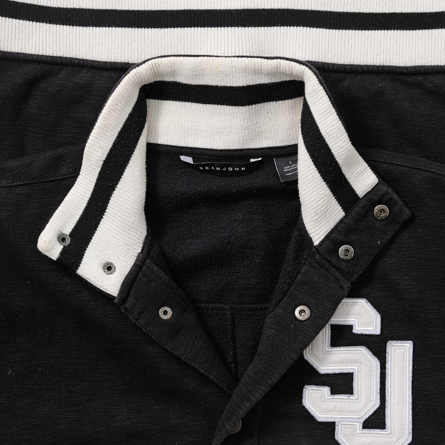 Y2K Sean John Cotton Varsity Jacket Large 