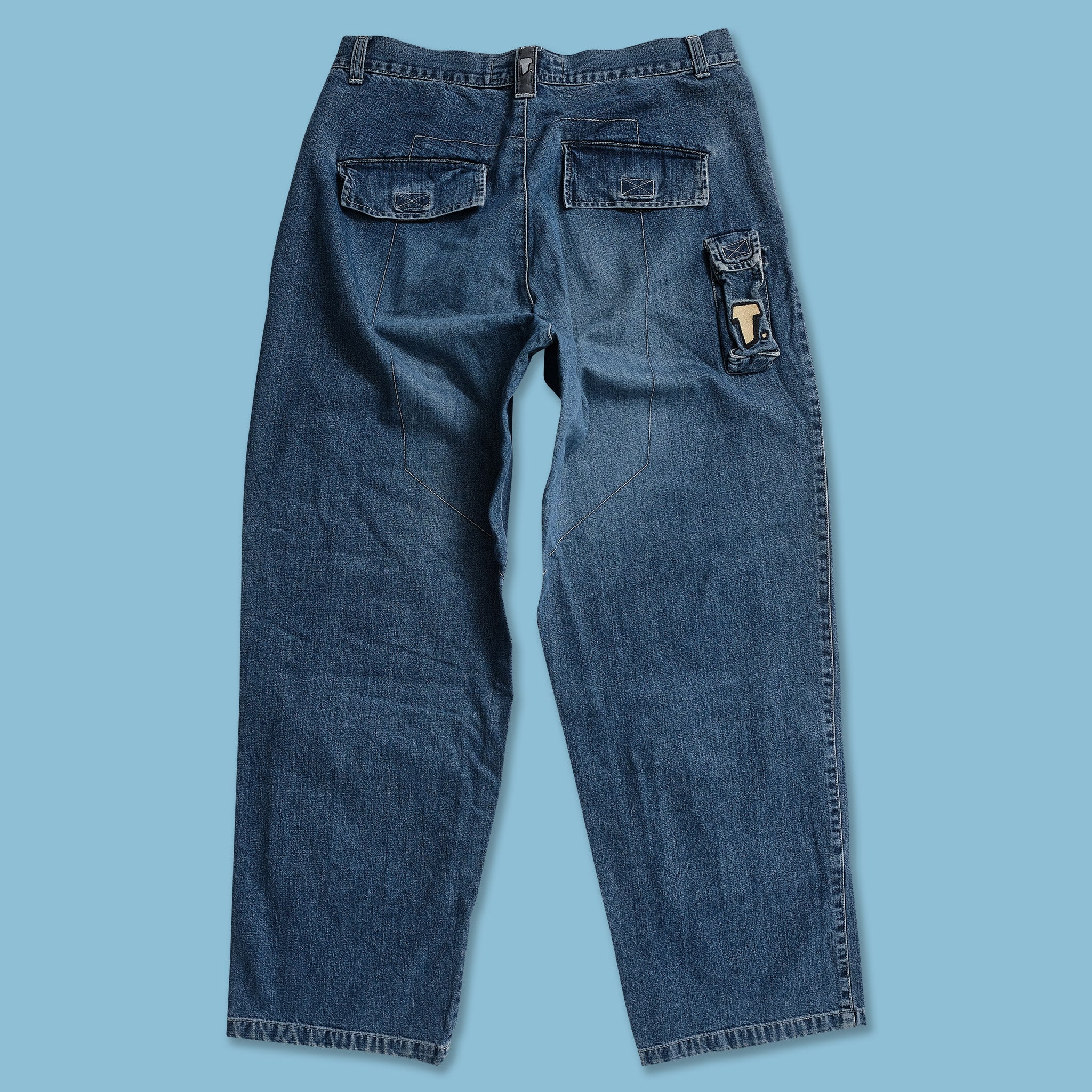 35x32 | Double Y2K T. Vintage Freeman Baggy Porter Jeans Double