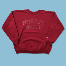 Vintage Champion Ferris State University Sweater XLarge 