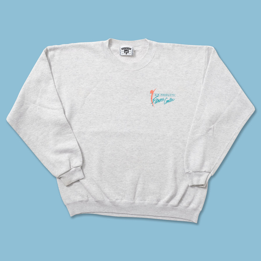 Vintage Lee Air Products Fitness Center Sweater Medium 