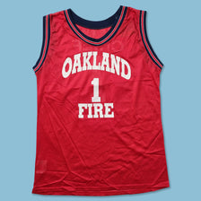 Vintage Oakland Fire Jersey Medium 