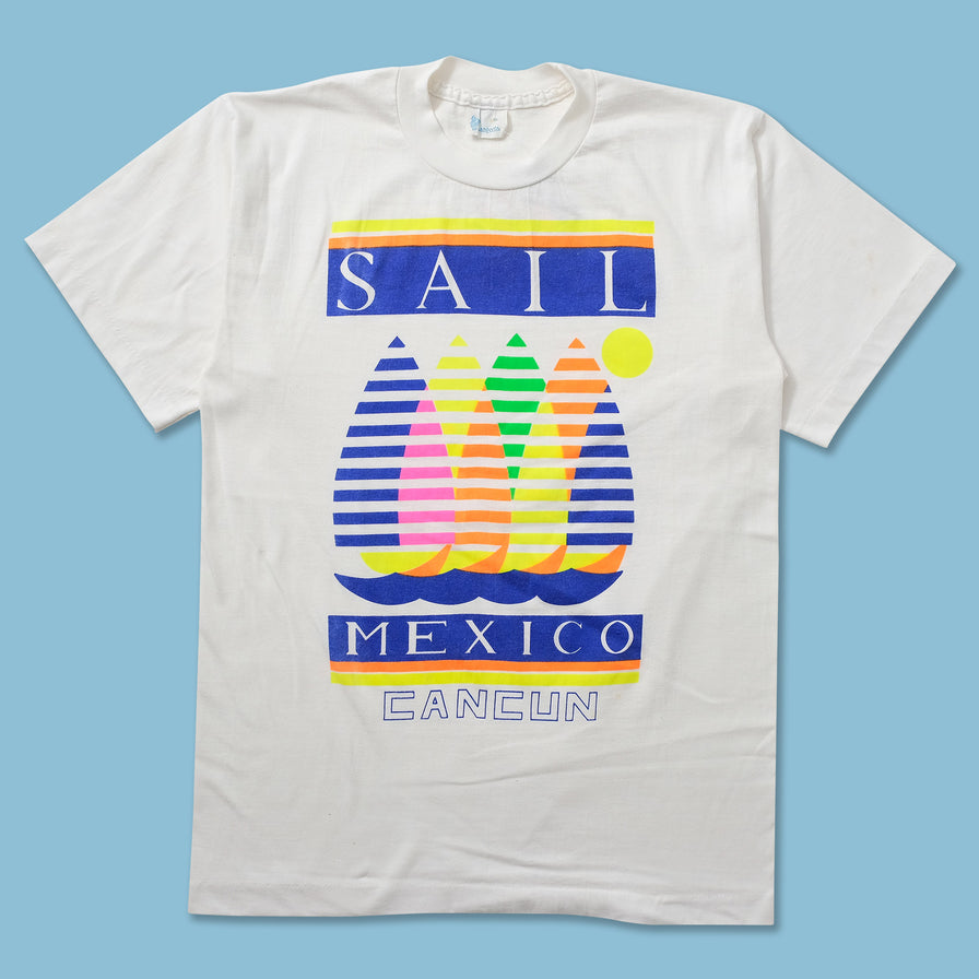 Vintage Sail Mexico Cancun T-Shirt Medium 