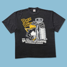 1992 Pittsburgh Penguins T-Shirt Large 