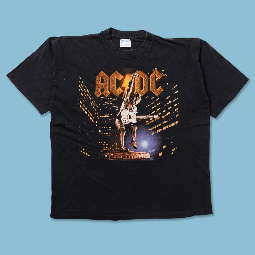 2000 ACDC Stiff Upper Lip Tour T-Shirt XLarge 