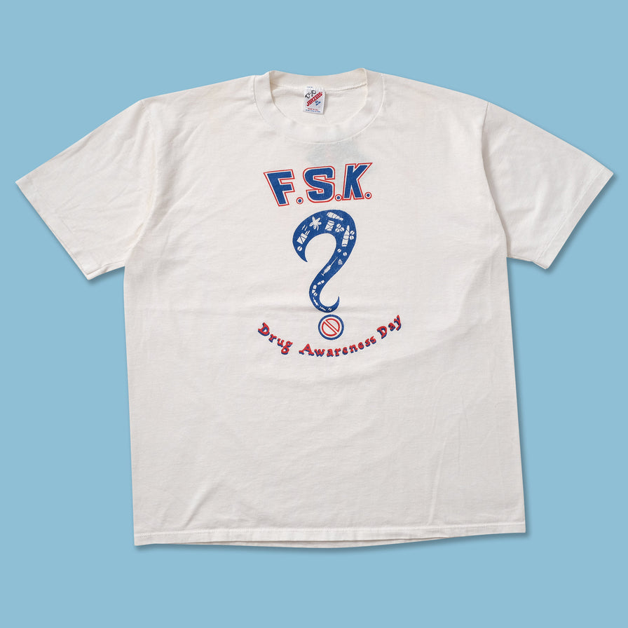 Vintage Drug Awareness Day T-Shirt XLarge - Double Double Vintage
