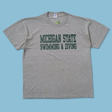 Vintage Russell Athletic Michigan Spartans T-Shirt XLarge - Double Double Vintage